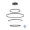 Et2 Groove 4-Tier LED Pendant E22729-BK - alternate 1